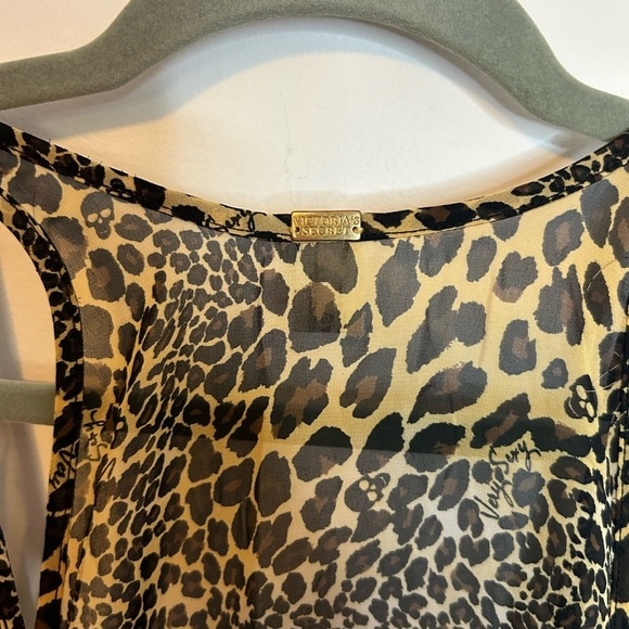 Victorias Secret Animal Print Sheer Swim Cover - Picture 6 of 6